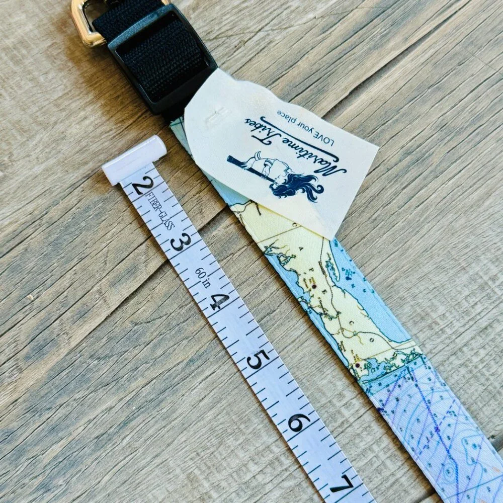 NEW with TAGS Designer Dog Leash with Map of Cape Cod